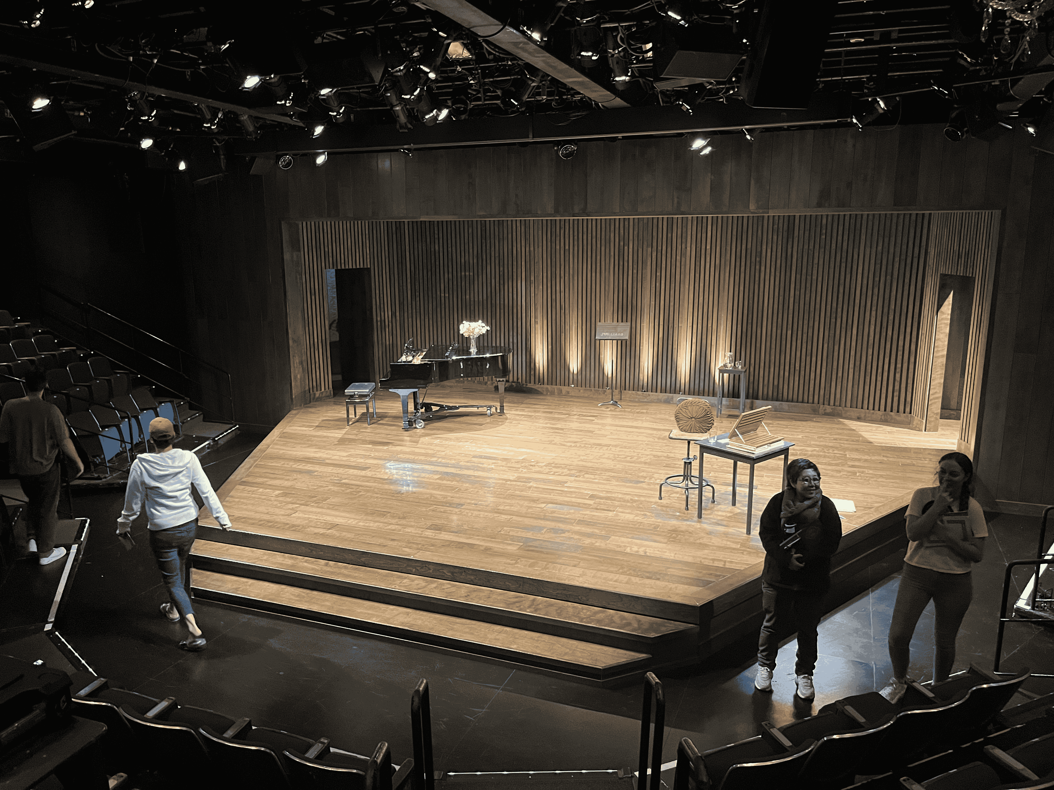 An image of the set for Master Class.