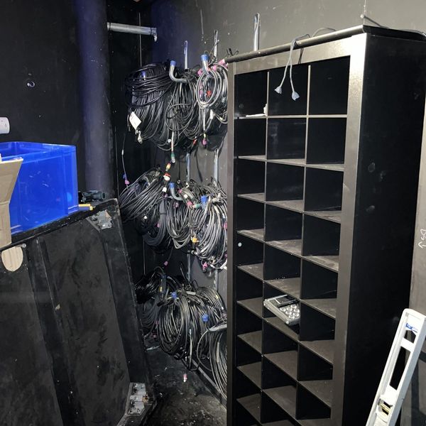Cable storage for TRXs - Bay Street Theater