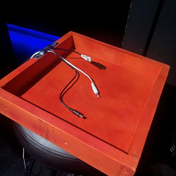 Battery charging station - Bay Street Theater