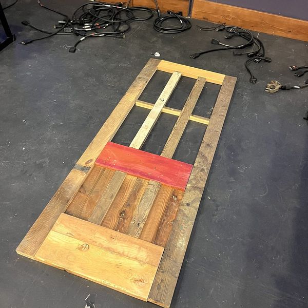 Door components assembled - Curse of the Starving Class