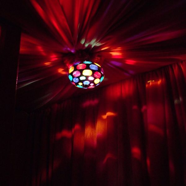 Practical light in VIP section - The Donkey Show