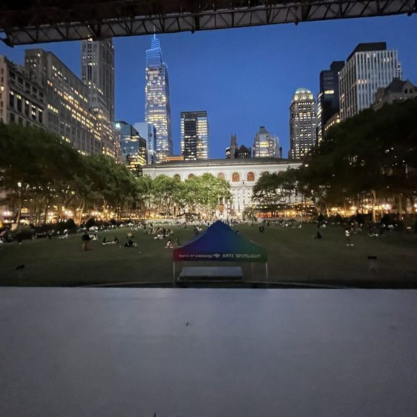 Calm after the show - Bryant Park
