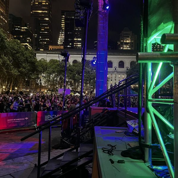Nighttime performance - Bryant Park
