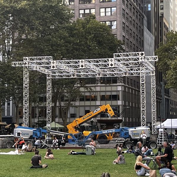 End of season - Bryant Park