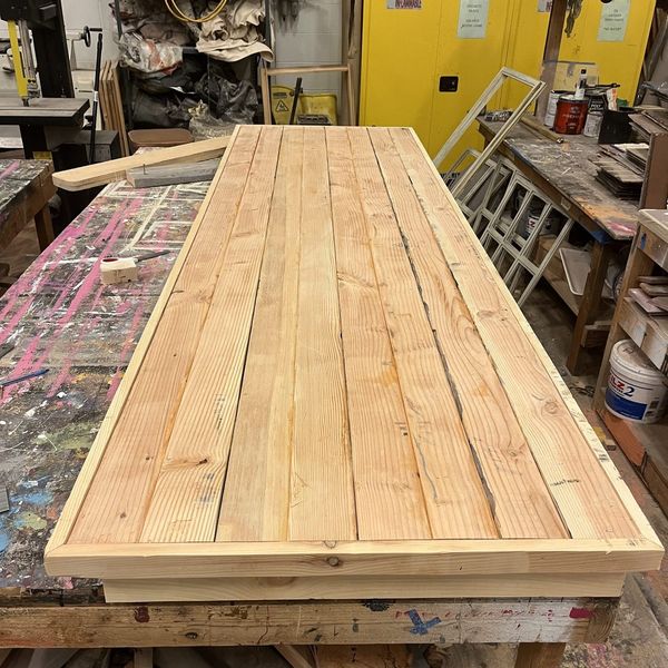 Dining room table without legs - The Mound Builders